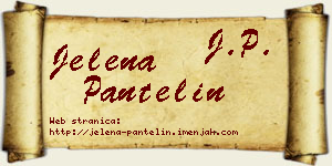 Jelena Pantelin vizit kartica